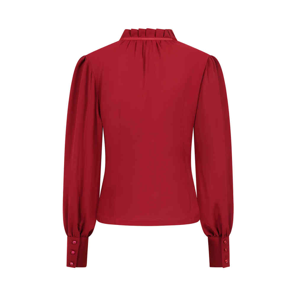 Banned - Helly Blouse - Bordeaux rood